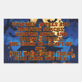 Fäst Rektangulärt Klistermärke