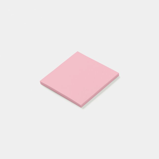 Fast Rosa Färg | Hex# F2ACB9 Post-it Block (Vinklad)