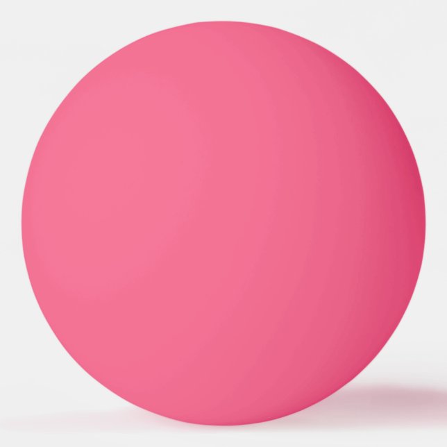 Fast Rosa Färg Ping-Pong-ball Pingisboll (Framsidan)
