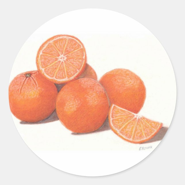 Fäst Runt Klistermärke (Framsida)