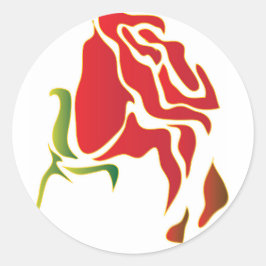 Fäst Runt Klistermärke