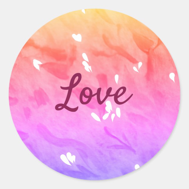 Fäst Runt Klistermärke (Framsida)