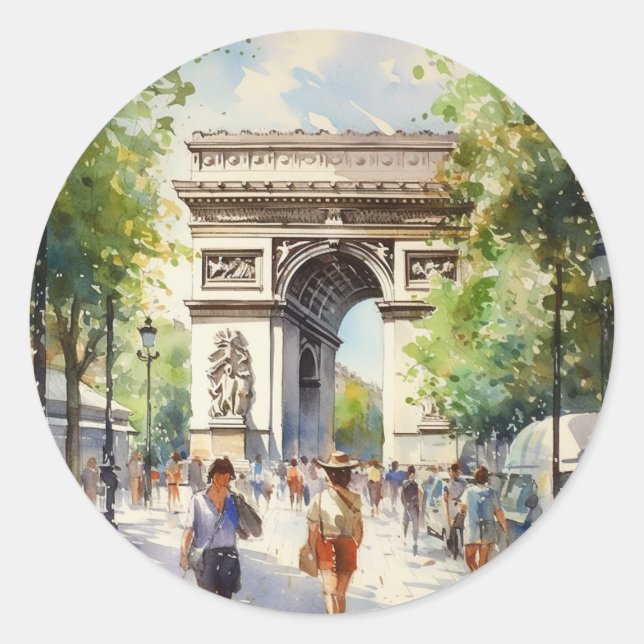 Fäst Runt Klistermärke (Framsida)