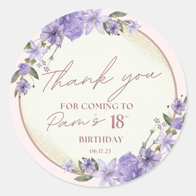 Fäst Runt Klistermärke (Framsida)