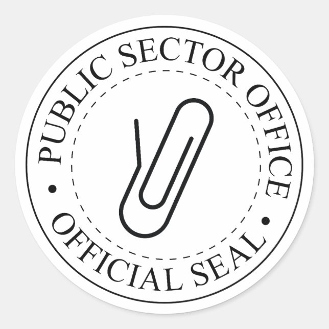 Fäst Runt Klistermärke (Framsida)