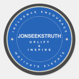 Fäst Runt Klistermärke