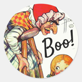 Fäst Runt Klistermärke