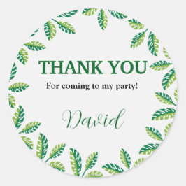 Fäst Runt Klistermärke