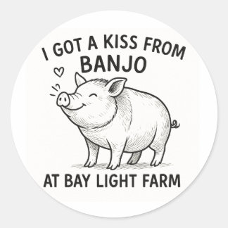 Fäst Runt Klistermärke