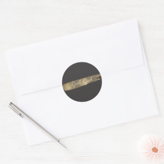 Fäst Runt Klistermärke