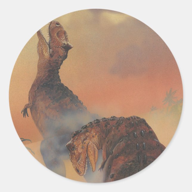 Fäst Runt Klistermärke (Framsida)