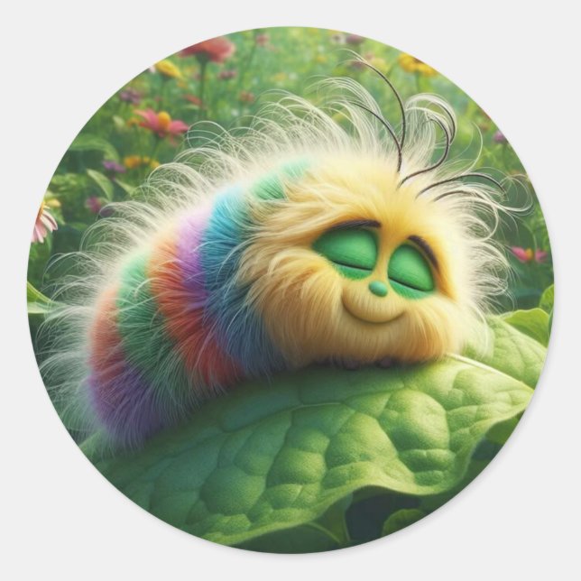 Fäst Runt Klistermärke (Framsida)