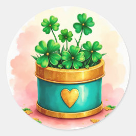 Fäst Runt Klistermärke