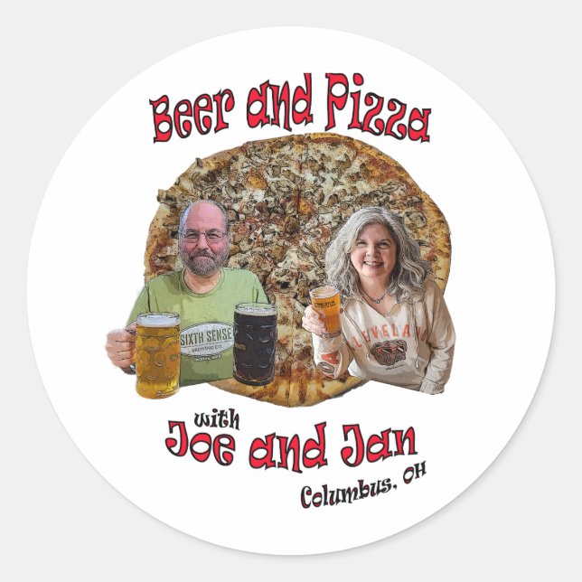 Fäst Runt Klistermärke (Framsida)