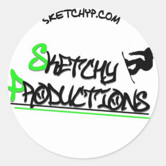 Fäst Runt Klistermärke