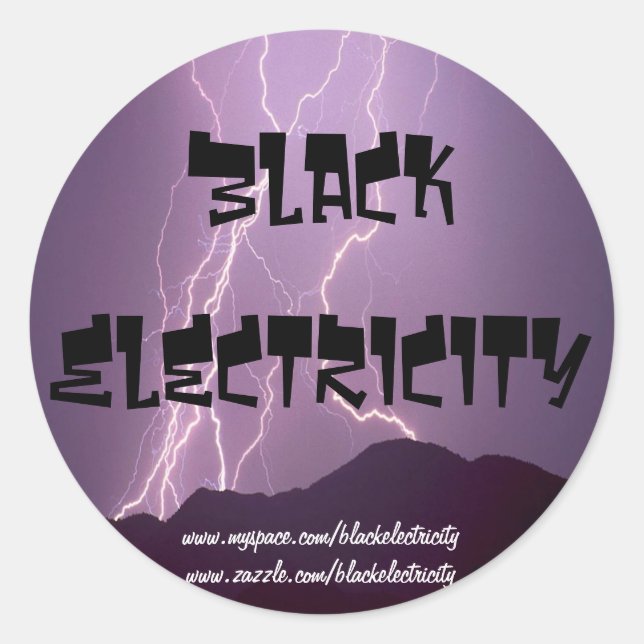 Fäst Runt Klistermärke (Framsida)