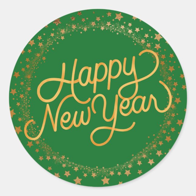 Fäst Runt Klistermärke (Framsida)