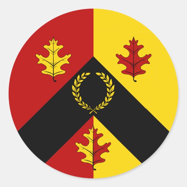 Fäst Runt Klistermärke (Framsida)