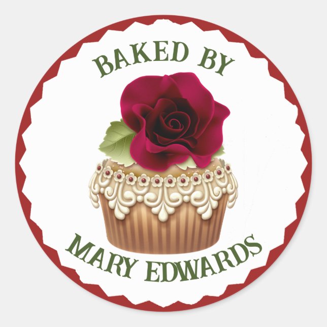 Fäst Runt Klistermärke (Framsida)