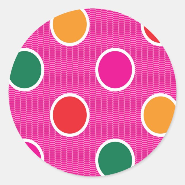 Fäst Runt Klistermärke (Framsida)