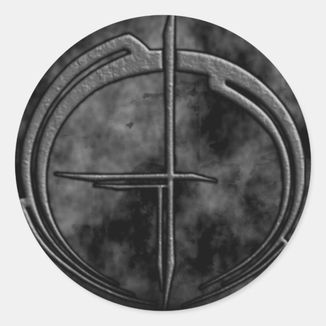 Fäst Runt Klistermärke (Framsida)