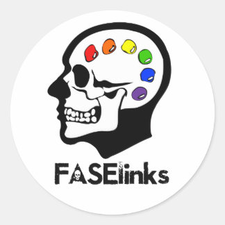 Fäst Runt Klistermärke