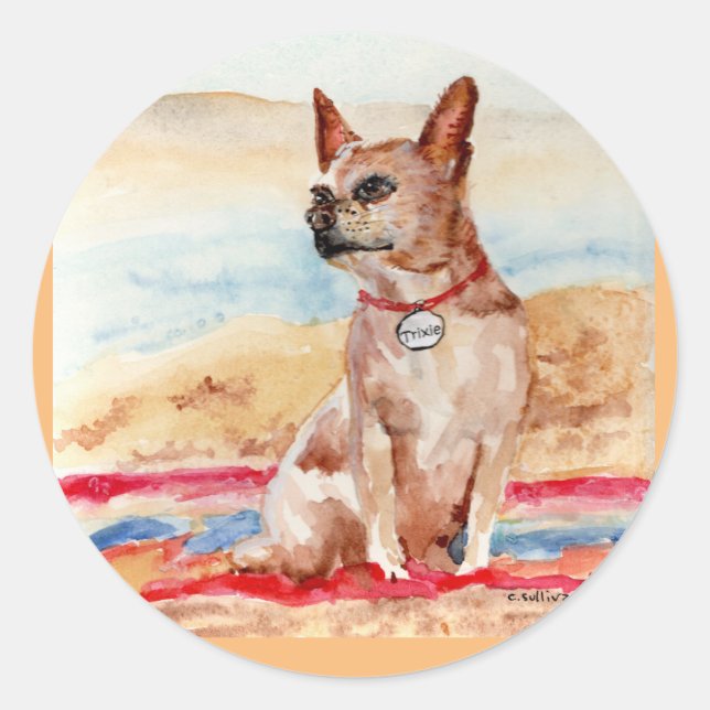 Fäst Runt Klistermärke (Framsida)