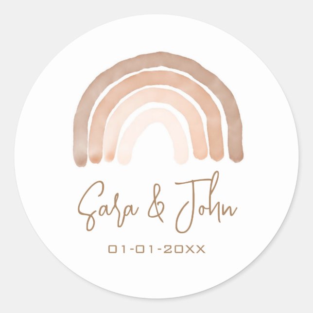 Fäst Runt Klistermärke (Framsida)