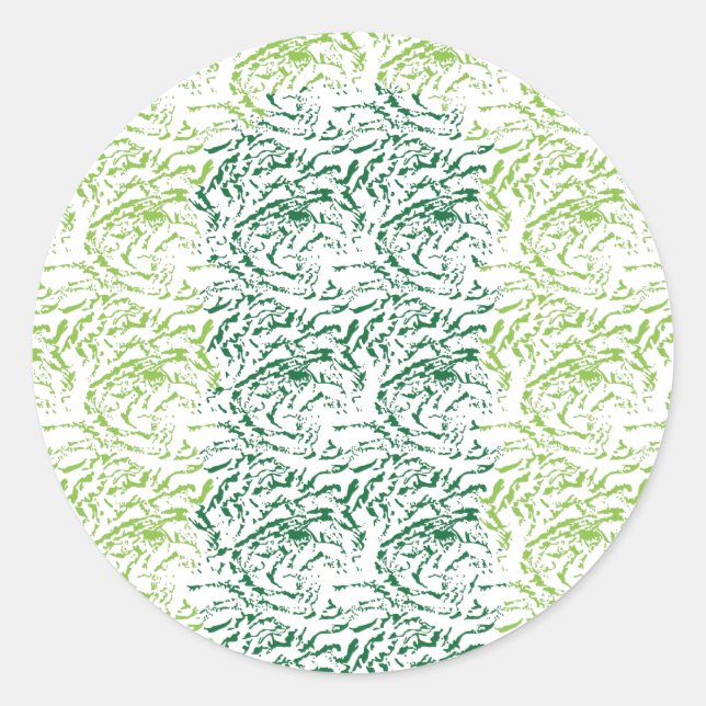 Fäst Runt Klistermärke (Framsida)