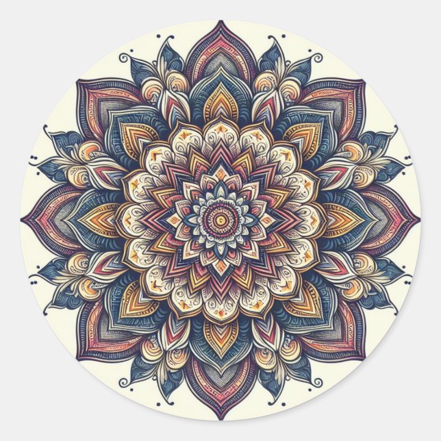 Fäst Runt Klistermärke (Framsida)