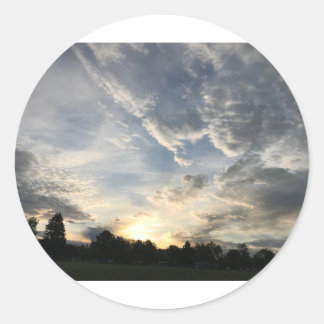 Fäst Runt Klistermärke