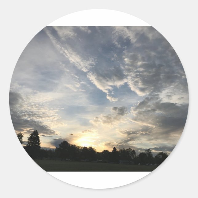 Fäst Runt Klistermärke (Framsida)