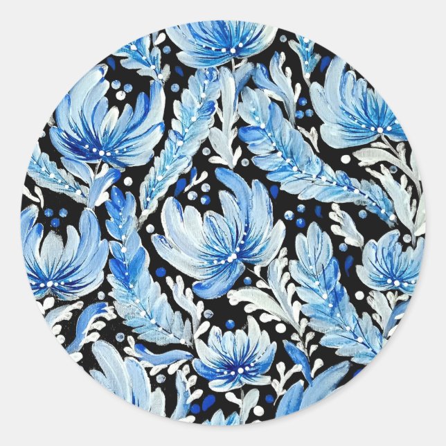 Fäst Runt Klistermärke (Framsida)