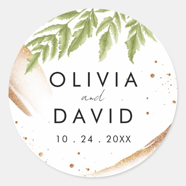 Fäst Runt Klistermärke (Framsida)