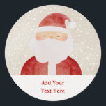 Fäst Runt Klistermärke<br><div class="desc">Anpassa de söta julklämparna för alla dina julbehov! Använda dem som presentväskor,  lägg till dem för att behandla påsar,  försegla påsar eller lägga dem på julkortskuvert. Möjligheterna är oändliga med dessa vackra,  runda julklappar!</div>