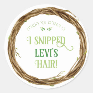 Fäst Runt Klistermärke