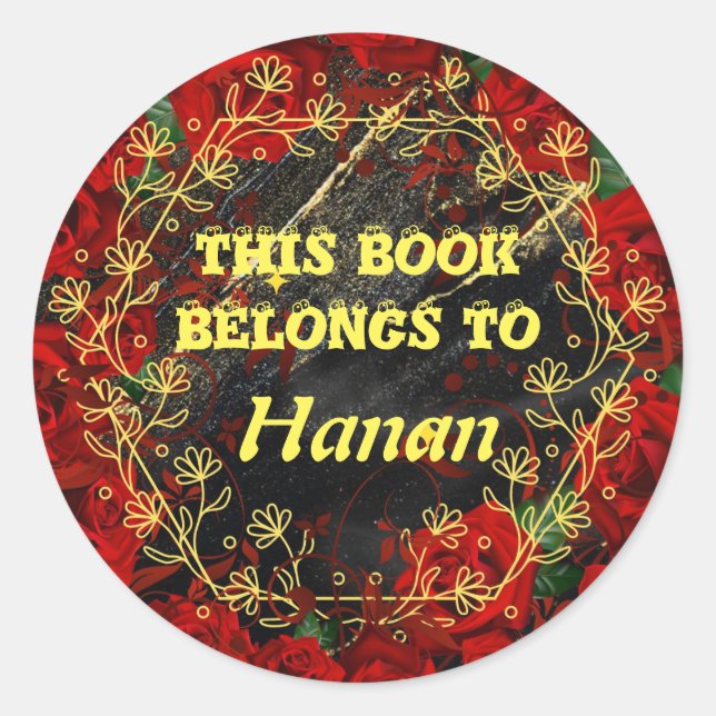 Fäst Runt Klistermärke (Framsida)