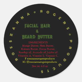 Fäst Runt Klistermärke