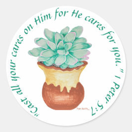 Fäst Runt Klistermärke