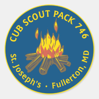 Fäst Runt Klistermärke