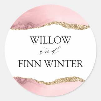 Fäst Runt Klistermärke