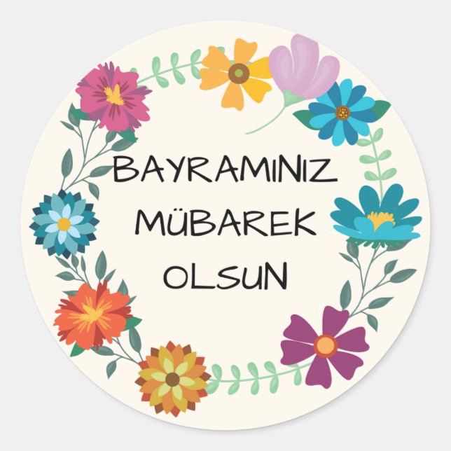 Fäst Runt Klistermärke (Framsida)