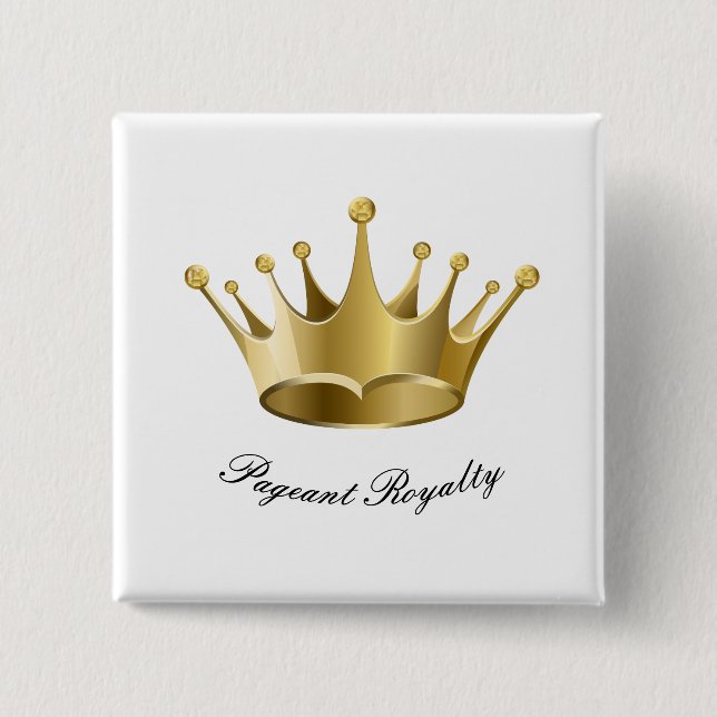 Fäst skönhetstävling-knapp knapp (Framsida)