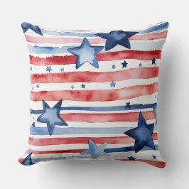 Fäst Stars och stripes Kudde
