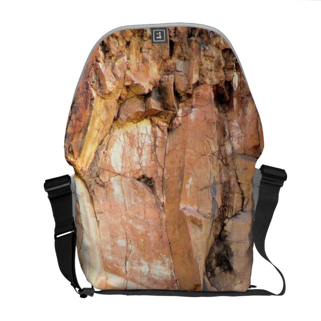 Fast sten - messenger bag (Öppen Baksida)