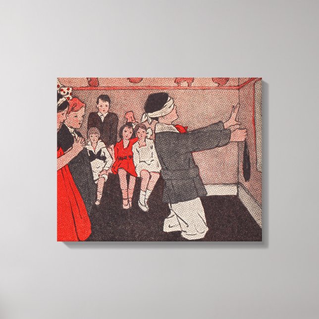 Fäst svan Donkey Canvastryck (Framsida)