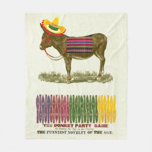 Fäst svan på Donkey Fleecefilt