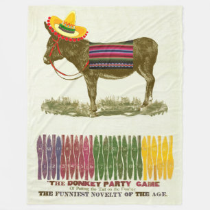 Fäst svan på Donkey Fleecefilt