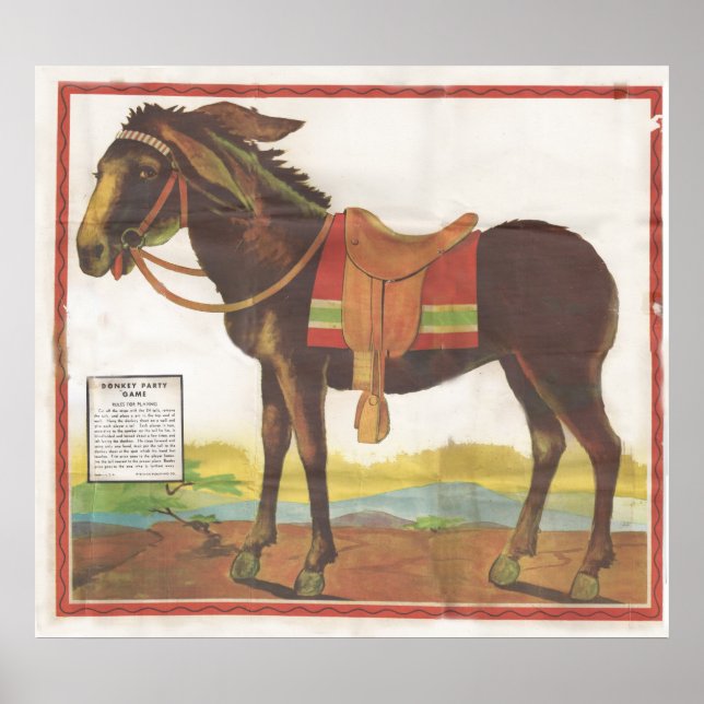 Fäst Svan på Donkey Poster (Framsidan)