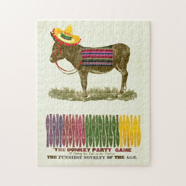 Fäst svan på Donkey Pussel (Vertikal)